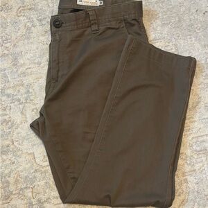 Volcom Men's True to This Brown Chinos